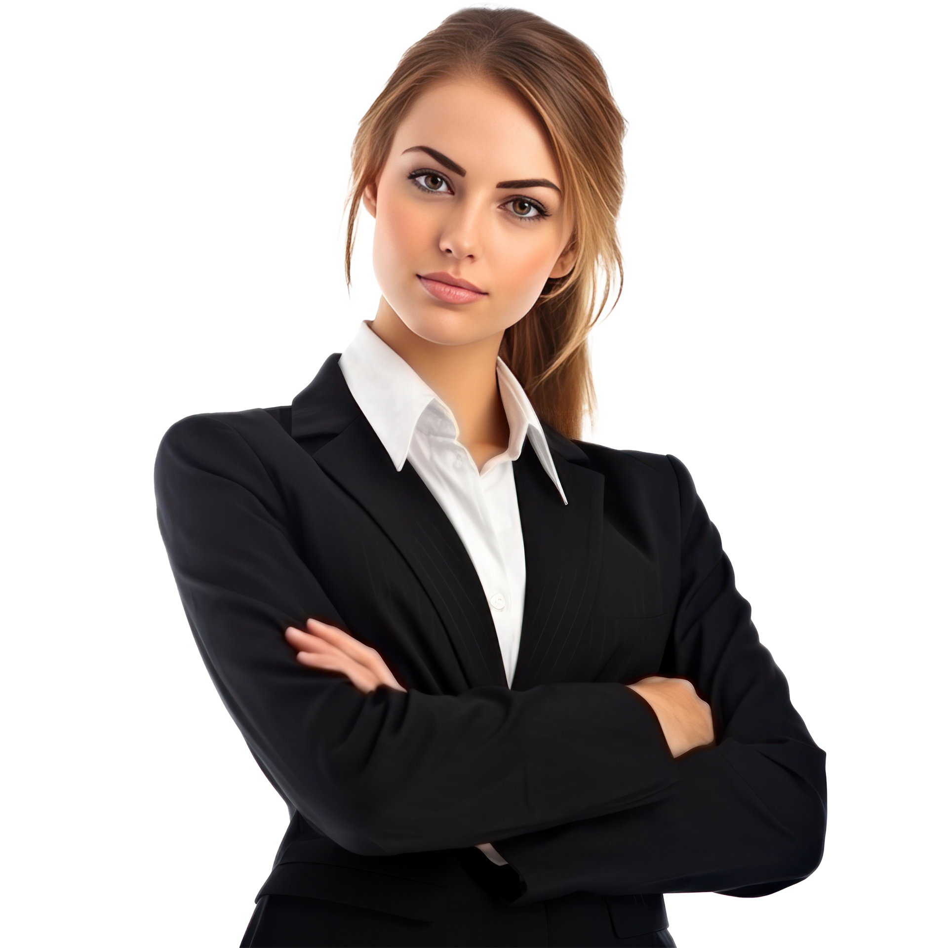 business woman isolated illustration ai generative free png